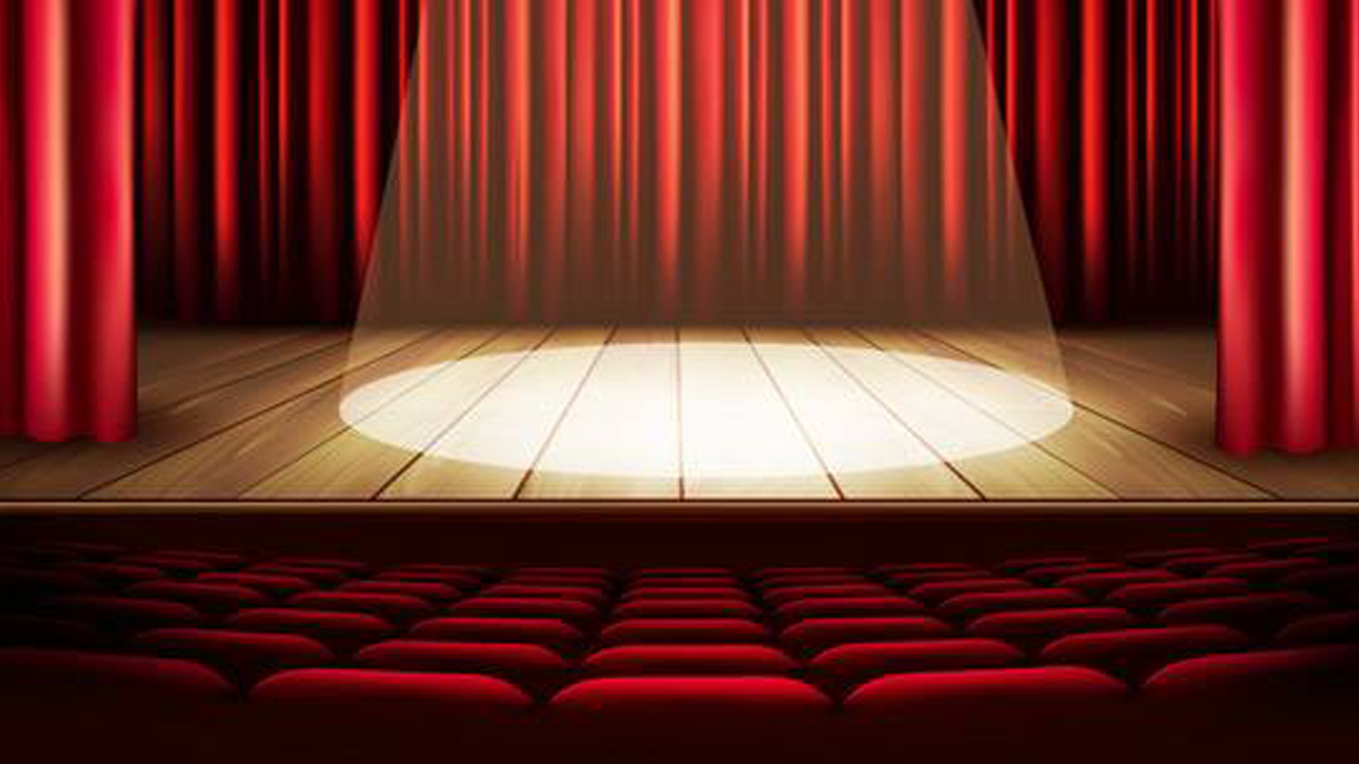 O palco